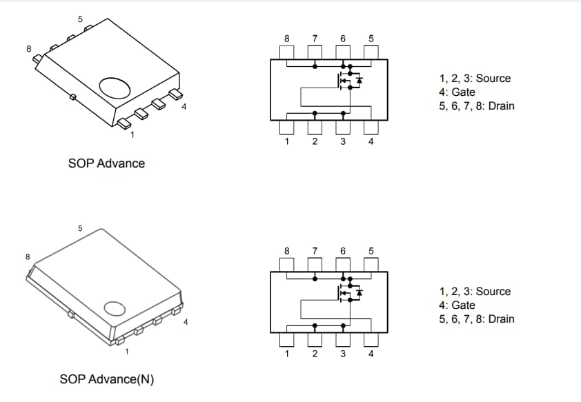 Application Circuit Diagram - Toshiba TPH9R00CQH Silicon N-Channel MOSFET
